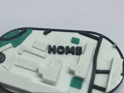 Овал-жетон HOME